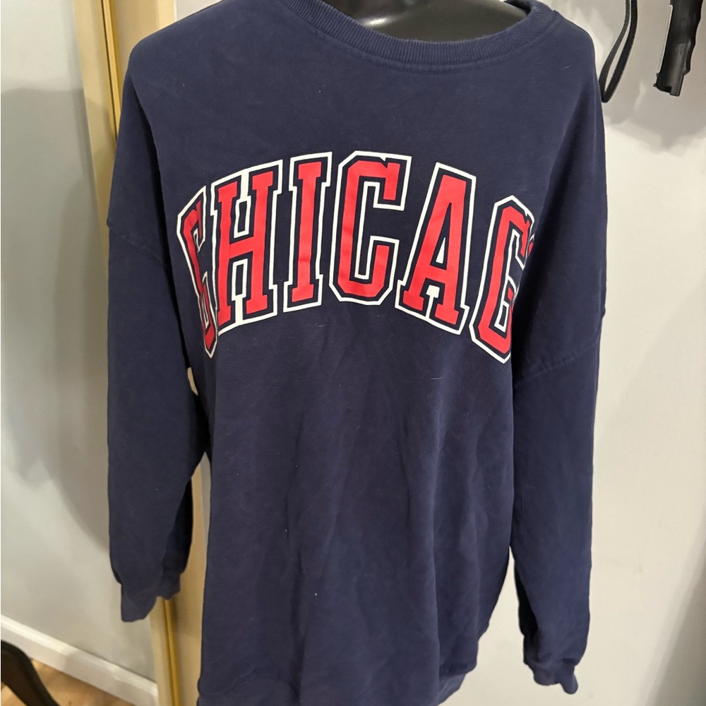 NBA Navy and Red Women's Sweater
